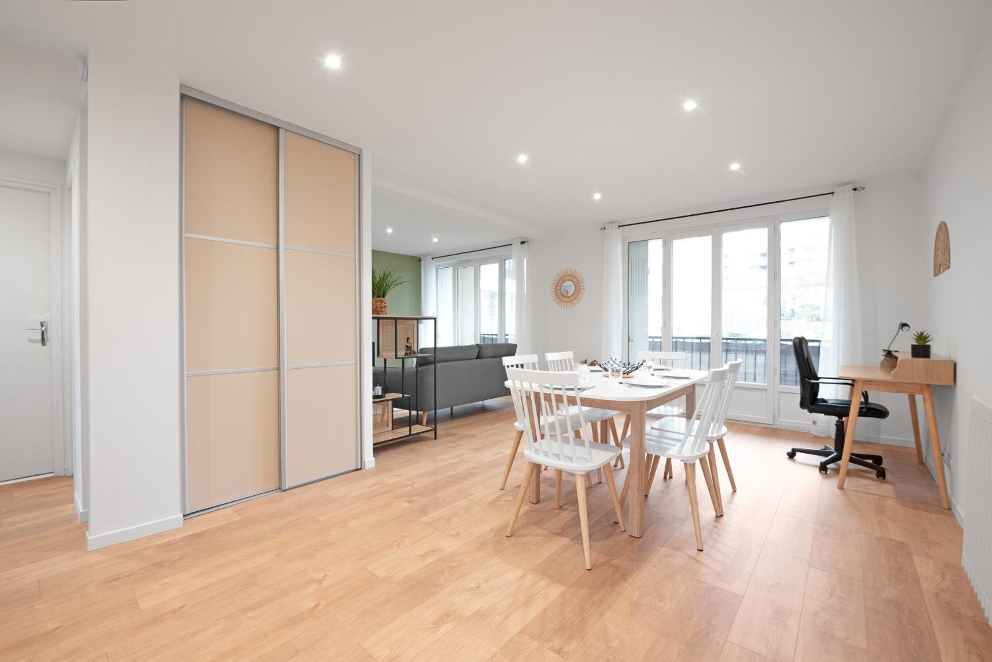 Spacieux T3 Avec 2 Parkings Gratuits Et 2 Balcons 툴루즈 외부 사진